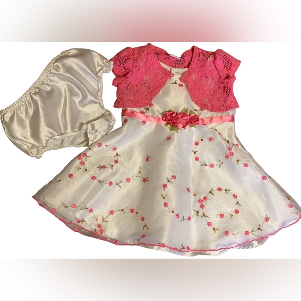 24 months toddler dress with bloomers